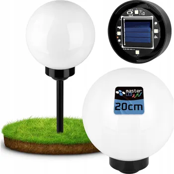Venkovní osvětlení Solární lampa zapichovací Masterled bílá 52,5 cm 1 ks