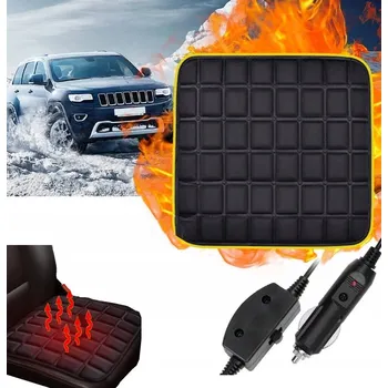 Potah na autosedačku VYHŘÍVANÉ KŘESLO S OVLADAČEM 12V DO AUTA / DOMU 45*45 CM