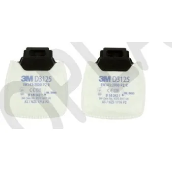 Plynová maska 3M Secure Click částicový filtr P2 R