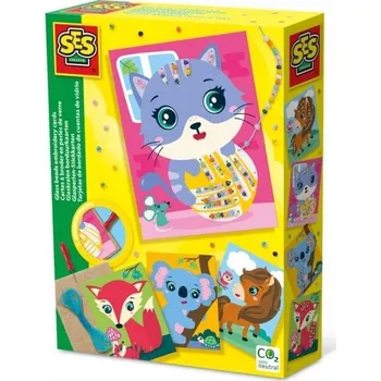 kreativní sada Šablony pro vyšívání korálky ze skla SES Creative 14781