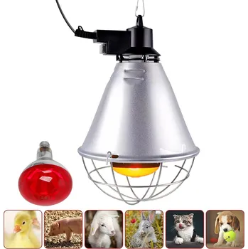 Zabezpečení domácnosti VÝHŘEVNÁ LAMPA PRO ZVÍŘATA S OBJÍMKOU KVOKA ZÁŘIČ