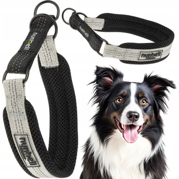 Obojek pro psa Polostahovací obojek pro psa s měkkým polstrováním, neotírá, M/L 34-46 cm