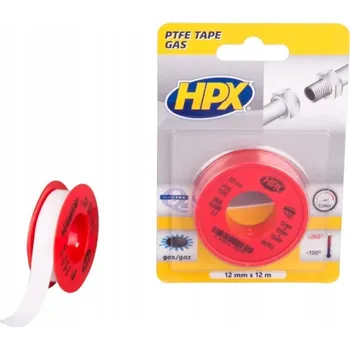 HPX PT1212 PTFE páska 12mm x 12m pro těsnění závitů voda plyn