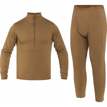 Pánské termo spodní prádlo Sada MFH US Level II GEN III, hnědá, vel. S