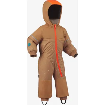 Kojenecká kombinéza WEDZE Lyžařská kombinéza hřejivá nastavitelná pro děti 1–5 let 500 Toddler 96-112 cm 3-5 L KAŠTANOVÁ|OKROVÁ|ORANŽOVÁ|ČERVENÁ