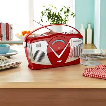 CD přehrávač 3Pagen Retro CD přehrávač 3 v 1