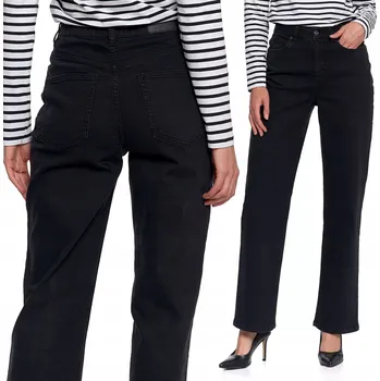 Dámské džíny DÁMSKÉ DŽÍNOVÉ KALHOTY S ROVNOU NOHAVICÍ, MÓDNÍ KLASICKÉ MORAJ XXL