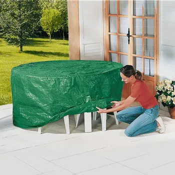 3Pagen Kryt na stůl + 4 zahradní židle prům. 150 cm, výška 82 cm.