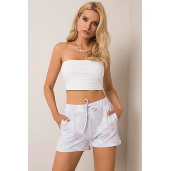 Oblečení a móda RUE PARIS Šortky se vzorem modré Velikost: L