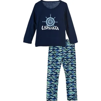 Chlapecké pyžamo PYŽAMO USHUAIA Usrh 064 tm. modré Velikost: 6