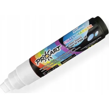 Dekorativní křídový popisovač bílý Leviatan 1 ks