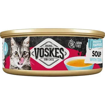 Krmivo pro kočku MOKRÁ POLÉVKA KRMIVO PRO KOČKY KOŤATA TUŇÁK HYDRATACE DOPLNĚNÍ VODY 50G