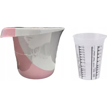KEEEPER Sada mísy na míchání 1,5 l + odměrka 0,25 l RŮŽOVÁ