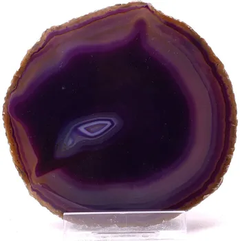 Drahý kámen Magieprirody.cz Achát plát 11x11x2 cm 450 g #K1636 + stojánek zdarma