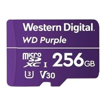 Paměťová karta WD MicroSDXC karta 256GB Purple WDD256G1P0C Class 10 (R:100/W:60 MB/s)