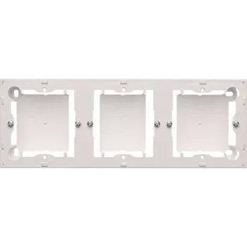 Elektroinstalační krabice Krabice instalační pro povrchovou montáž 3 násobná, určena k rámečkům Basic Standard,, Simon Basic MPN3/11