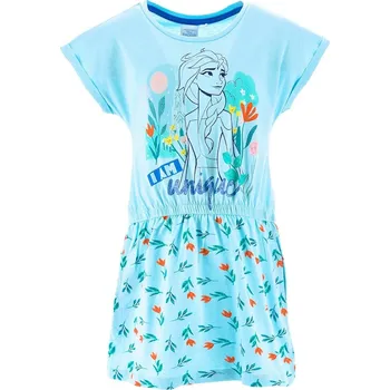 Dívčí šaty ŠATY FROZEN SC we1217 tyrkysové Velikost: 4