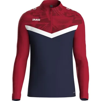 Pánská mikina JAKO Iconic mikina krátký zip vel. S, cherry