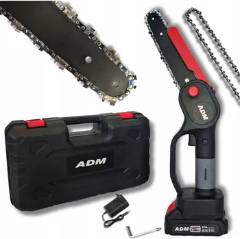 Motorová pila Mini Aku Řetězová Pila 21V Prořezávací pila na větve Sada s kufříkem