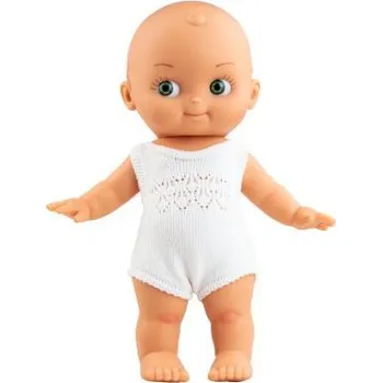 Panenka PAOLA REINA Miminko Mini Panchas v bílém pyžamku 28cm