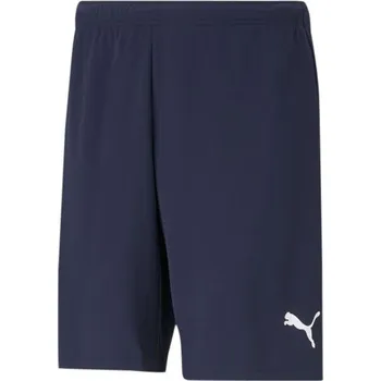 Pánské kraťasy Pánské kraťasy Puma TEAMRISE SHORTS S Tmavě modrá, Bílá