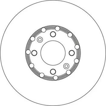 Brzdový kotouč Brzdový kotouč TRW DF6818