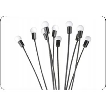 Venkovní osvětlení SOLÁRNÍ SVĚTLA Solární Lampy Zahradní 4 Kusy 40 LED IP65 Vodotěsné