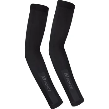Cyklistické návleky Návleky na ruce F BREEZE pletené černé XL/XXL