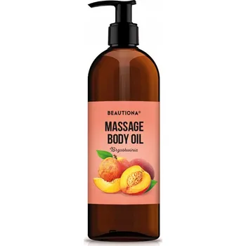 Masážní přípravek MASÁŽNÍ OLEJÍČEK NA TĚLO A OBLIČEJ BROSKVOŇ 500 ML BEAUTIONA