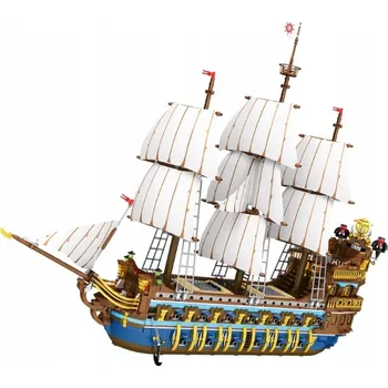 ostatní stavebnice STAVEBNICE REOBRIX THE ROYAL SUNSHINE LOĎ KRÁLOVSKÁ FLOTILA 3162 DÍLKŮ TECHNIC