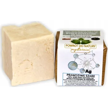 Mýdlo PRAVÉ ŠEDÉ DRASLÍKOVÉ MÝDLO KOSTKA STŘÍBRO 100g