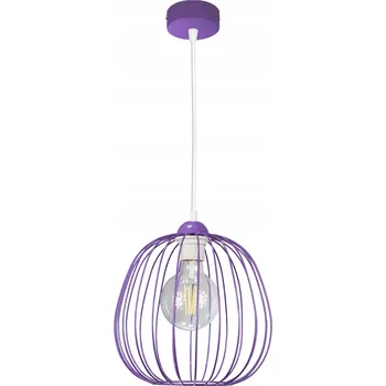 Lustr závěsný stropní DRUM fialový, stropní svítidla loft, lustry