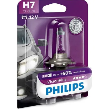Autožárovka Philips VisionPlus 12972VPB1 H7 12V 55W