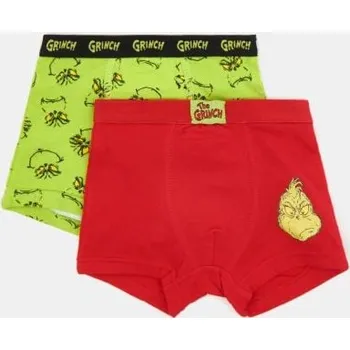 Chlapecké spodní prádlo Sinsay - Sada 2 boxerek Grinch - vícebarevná - 895FZ-MLC - 895FZ-MLC-U98