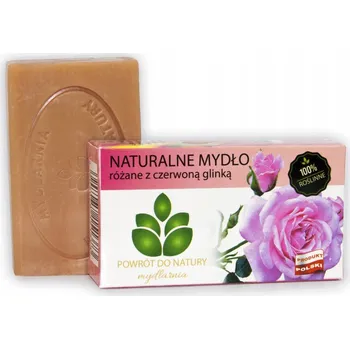 Mýdlo Růžové mýdlo s červeným jílem Powrót do Natury 100 g