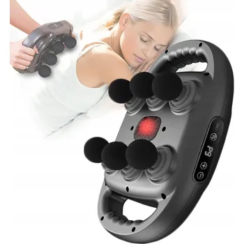 Masážní přístroj Masážní Přístroj Hlubokých tkání 6 hlavic Hluboké masáže 9 úrovní a 9 režimů