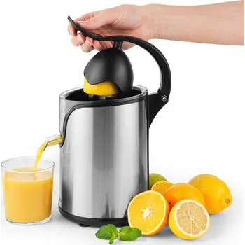 Odšťavňovač Odšťavňovač na citrusy Petra Elektrický odšťavňovač na ovoce a zeleniny stříbrný/šedý 100 W