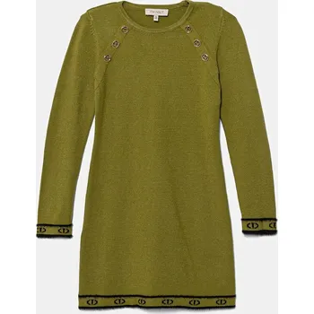 Dívčí šaty Dívčí šaty Twinset 252GJ3014 zelená 91X, vel. 152