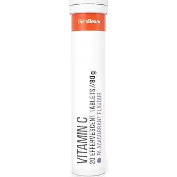 GymBeam Vitamín C 1000 mg 20 tab Příchuť: Černý rybíz