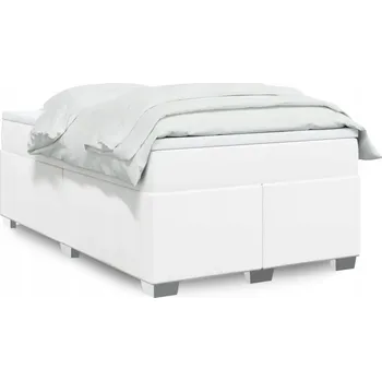 Ložnice Čalouněná jednolůžková postel VidaXL 120x200 cm, bílá