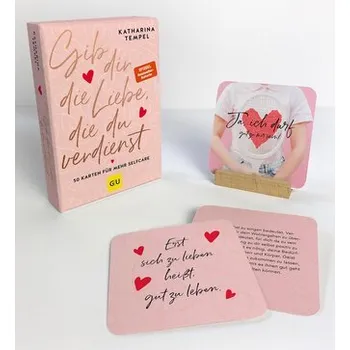 Osobní rozvoj Gib dir die Liebe, die du verdienst - Das Kartenset zum SPIEGEL Bestseller - Tempel, Katharina