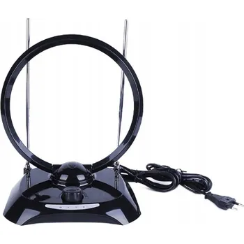 Televizní anténa POKOJOVÁ ANTÉNA DVB-T2 AKTIVNÍ PRO POZEMNÍ TV SE ZESILOVAČEM A LTE filtrem