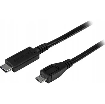 Datový kabel StarTech.com USB2CUB1M USB kabel 1 m, USB 2.0, USB-C na Micro-USB B, černý