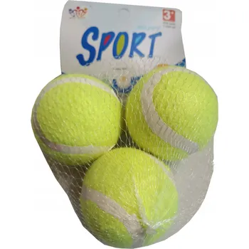 Tenis Tenisové míčky na tenis 3ks sportovní 6cm M&Z
