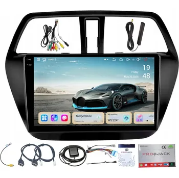 Autorádio AUTORÁDIO S NAVIGACÍ CARPLAY ANDROID SUZUKI S-CROSS 2013-2021 6GB RAM 128GB ROM SIM