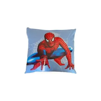 Dekorativní polštářek Dětský povlak na polštář 40x40 cm - Spiderman / modrá