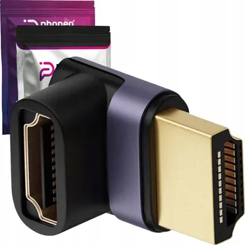 Video kabel ADAPTÉR PŘEVODNÍK REDUKCE HDMI PHONEO BOČNÍ 48GBPS 8K 60HZ A4