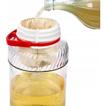 Filtrace vody FILTRAČNÍ SÁČEK na likéry a víno, filtr POLSKÝ S GUMIČKOU, MNOHONÁSOBNĚ POUŽITELNÝ