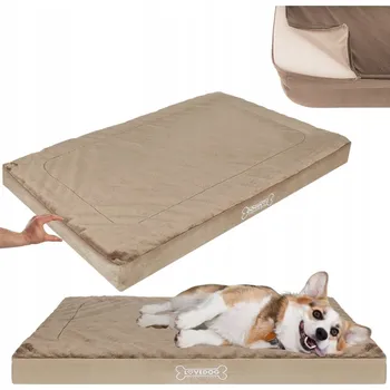 Pelíšek pro psa Matrace pro psy Lovedog béžová 70 cm x 55 cm