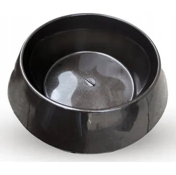 Květináč Miska, plastový květináč na ikebanu, černá, 14 cm